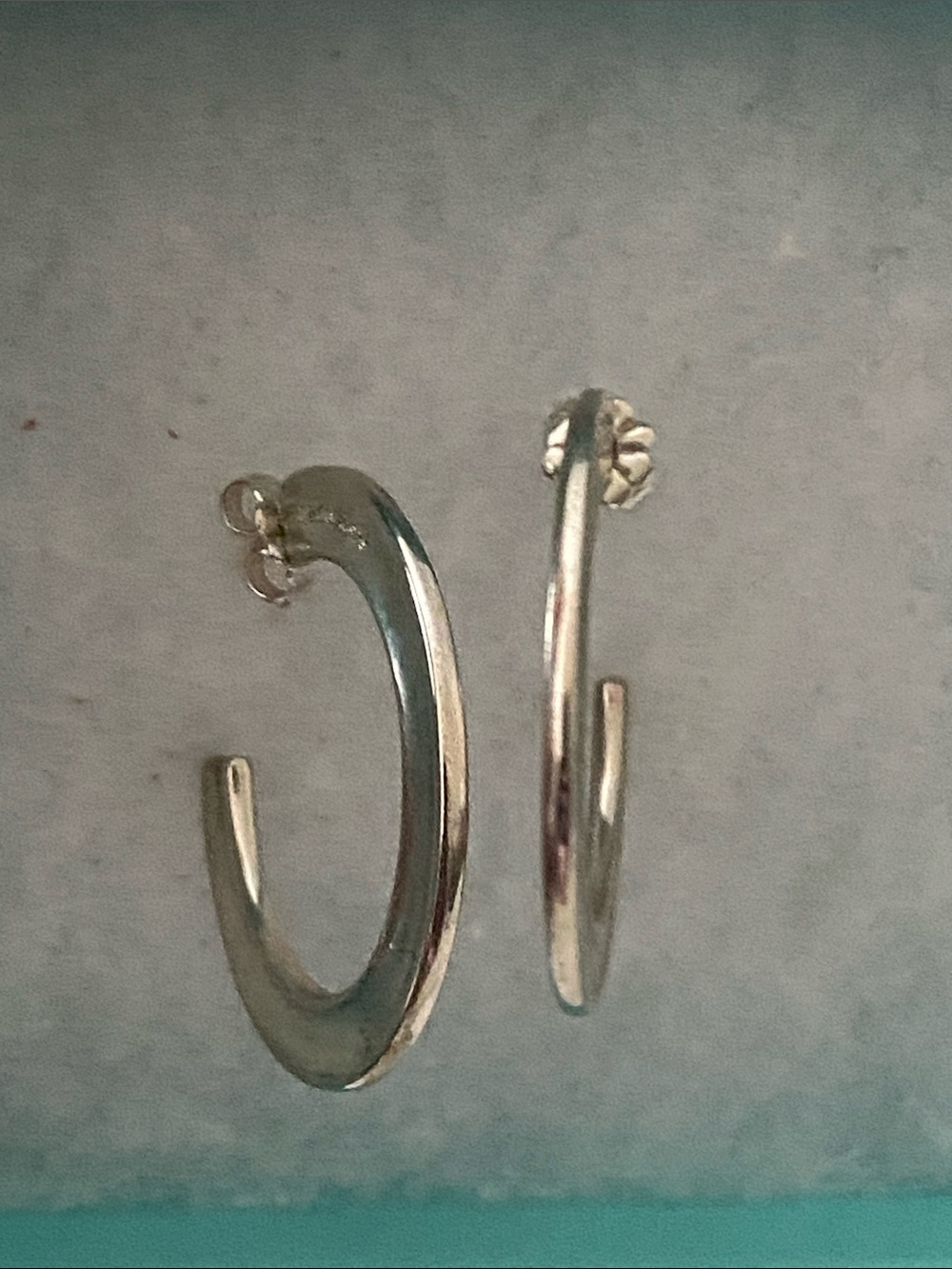 Tiffany & Co. SS 1837 Hoop Earrings **RARE** - Picture 10 of 13